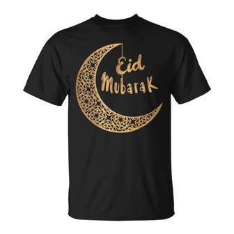 Ramadan Kareem Eid Alfitr Mubarak Eid Mubarak Unisex T-Shirt | Mazezy