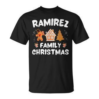 Ramirez Christmas Tree Gingerbread Reindeer Xmas 2022 T-shirt - Thegiftio UK