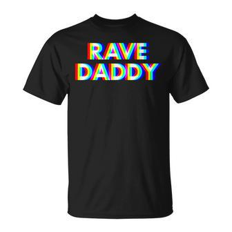Rave Daddy - Glitch Optical Illusion Edm Festival Trippy Unisex T-Shirt | Mazezy UK
