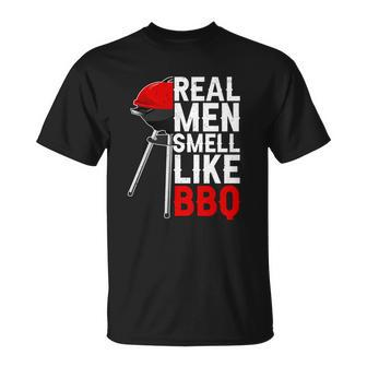 Real Men Smell Like Bbq V2 Unisex T-Shirt - Monsterry AU
