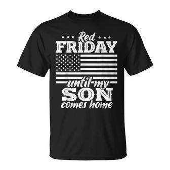 Red Fridays Remember Everyone Deployed Military Usa Flag Unisex T-Shirt | Mazezy UK