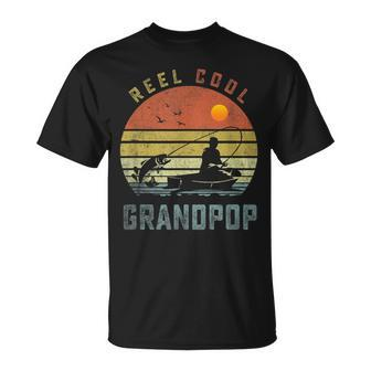 Reel Cool Grandpop Fishing Dad Gifts Fathers Day Fisherman Unisex T-Shirt