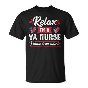 Relax Va Nurse Veteran Nursing Women T-shirt - Seseable