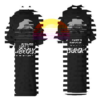 Respect The Groundhog Woodchuck Retro Ground-Hog Day Unisex T-Shirt | Mazezy