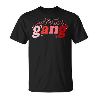 Retro 2023 Valentines Day Galentines Gang T-Shirt - Seseable