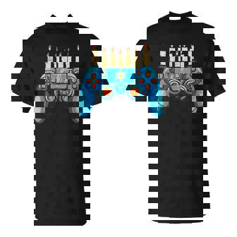 Retro Gamepad Happy Hanukkah Pajama Family Matching T-shirt | Seseable FR