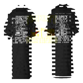 Retro Style Forklift Operator Forklift Certified T-shirt - Thegiftio UK
