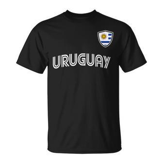 Retro Style Uruguay Soccer Team Futbol Fans T-shirt - Seseable
