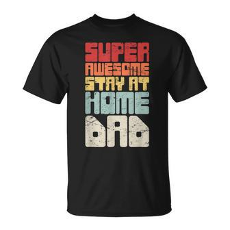 Retro Vintage Husband Stay At Home Dad T-Shirt - Seseable