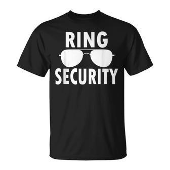 Ring Security Wedding Ring - Wedding Party Unisex T-Shirt | Mazezy UK
