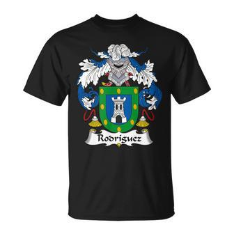 Rodriguez Coat Of Arms Crest T-shirt - Thegiftio UK