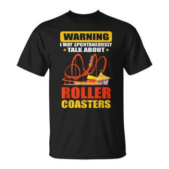 Roller Coaster Designs | Roller Coaster Loving Peoples Unisex T-Shirt | Mazezy