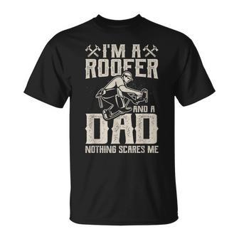 Roofer Dad Roofing Novelty T-shirt - Thegiftio UK