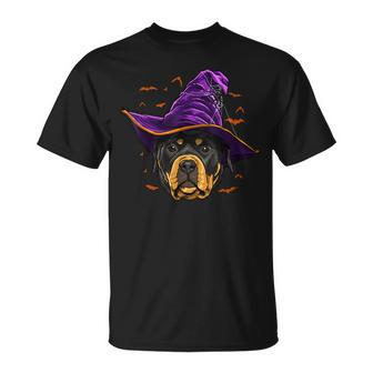 Rottweiler Witch Halloween Dog Lover T-shirt - Thegiftio UK