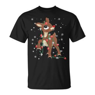 Rudolph The Red Nose Reindeer For And Christmas Fan T-shirt - Thegiftio UK