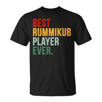 Rummikub Player Ever Grunge Boardgame Unisex T-Shirt | Mazezy