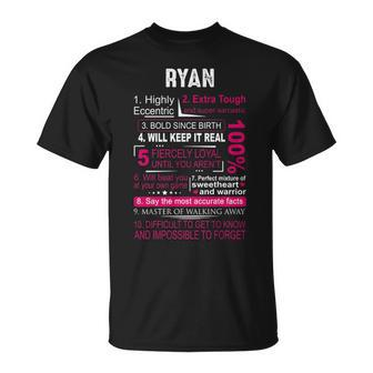 Ryan Name Gift Ryan V2 Unisex T-Shirt - Seseable