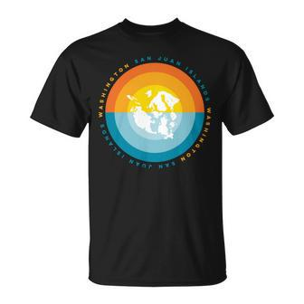 San Juan Islands Washington Sunset Graphic Unisex T-Shirt | Mazezy AU