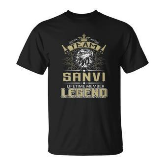 Sanvi Name - Sanvi Eagle Lifetime Member L Unisex T-Shirt - Seseable
