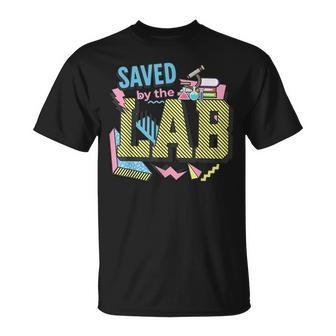 Saved By The Lab Retro Lab Week 2023 Medical Laboratory Tech Unisex T-Shirt | Mazezy