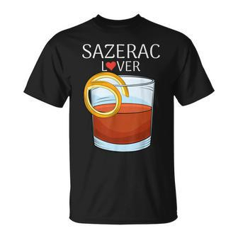 Sazerac T For Cognac Or Whiskey Cocktails Lovers T-shirt - Seseable