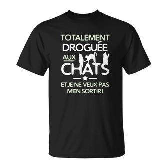 Schwarzes Katzenliebhaber T-Shirt Total Vernetzt, Lustiges Katzenmotiv - Seseable