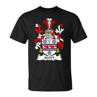 Scott Coat Of Arms Crest T-shirt - Thegiftio UK