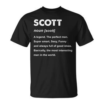 Scott Name T-shirt - Thegiftio UK
