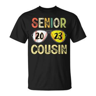 Senior Cousin Class Of 2023 Baseball Softball Graduate Unisex T-Shirt | Mazezy