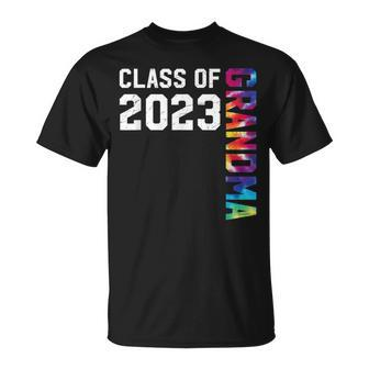 Senior Graduation Class Of 2023 Grandma Senior Tie Dye Unisex T-Shirt | Mazezy