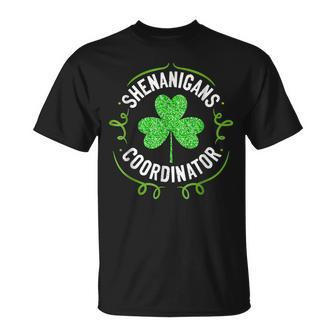 Shenanigans Coordinator Matching Teacher St Patricks Day T-Shirt - Seseable