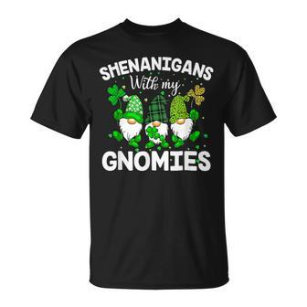 Shenanigans With My Gnomies St Patricks Day Gnome T-Shirt - Seseable