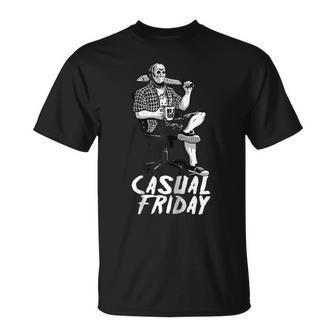 ShirtWoot Casual Friday The 13Th Unisex T-Shirt | Mazezy