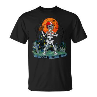 Skeleton American Football Lover Halloween Costume Halloween T-shirt - Thegiftio UK