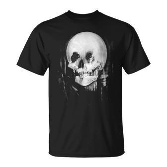 Skull Illusion All Is Vanity T-Shirt - Seseable