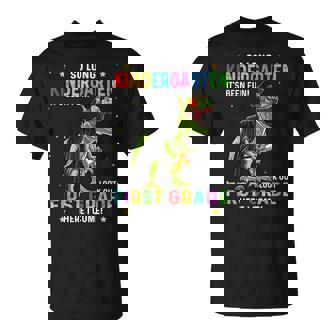So Long Kindergarten Hello 1St Grade Dinosaur Boy Graduation Unisex T-Shirt | Mazezy