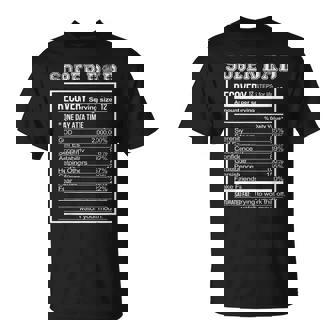 Sober Dad Recovery Nutritional Value Addiction Celebration T-shirt - Thegiftio