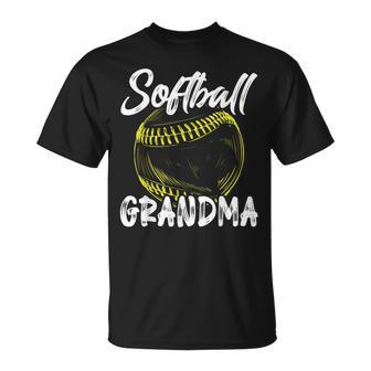 Softball Grandma Women Family Matching Players Mothers Day Unisex T-Shirt | Mazezy DE