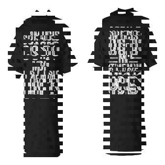 Some Uncles Cuss Too Much Its Me Funny Uncles Distressed Gift For Mens Unisex T-Shirt | Mazezy