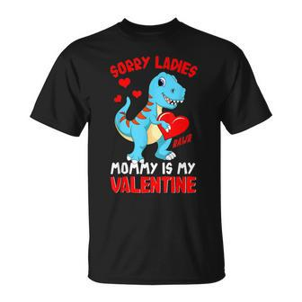 Sorry Mommy Is My Valentine Baby Rex Boys Valentine T-shirt - Thegiftio UK