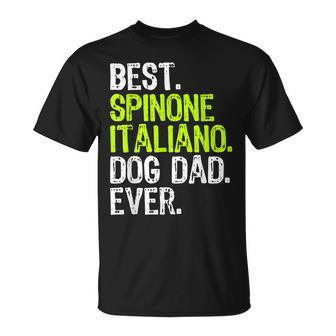 Spinone Italiano Dog Dad Fathers Day Dog Lovers Gift Unisex T-Shirt | Mazezy
