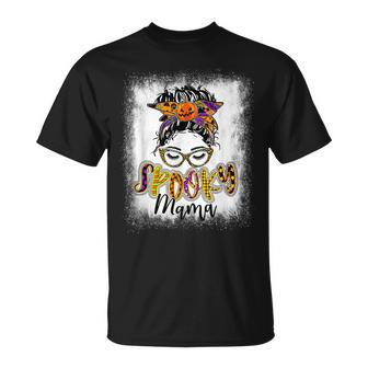 Spooky Mama Halloween Skull Witchy Mama Witch Mom Spooky T-shirt - Thegiftio UK