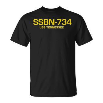 Ssbn-734 Uss Tennessee T-Shirt - Seseable