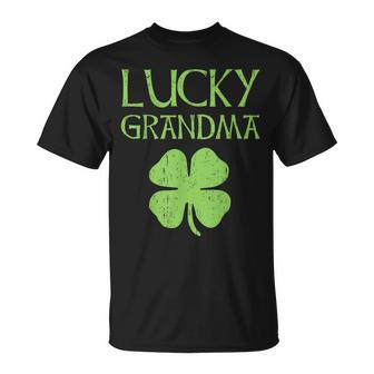 St Patricks Day Irish For Lucky Grandma Unisex T-Shirt | Mazezy