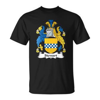 Stewart Crest Scottish Crests T-shirt - Thegiftio UK