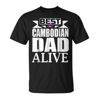 Storecastle Best Cambodian Dad Fathers Cambodia Gift For Mens Unisex T-Shirt | Mazezy