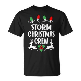Storm Name Gift Christmas Crew Storm Unisex T-Shirt - Seseable