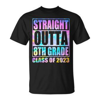 Straight Outta 8Th Grade Class Of 2023 Eighth Graduation Unisex T-Shirt | Mazezy DE