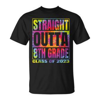 Straight Outta 8Th Grade Graduation 2023 Class Eighth Grade Unisex T-Shirt | Mazezy