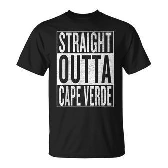 Straight Outta Cape Verde Great Travel & Idea T-Shirt - Seseable